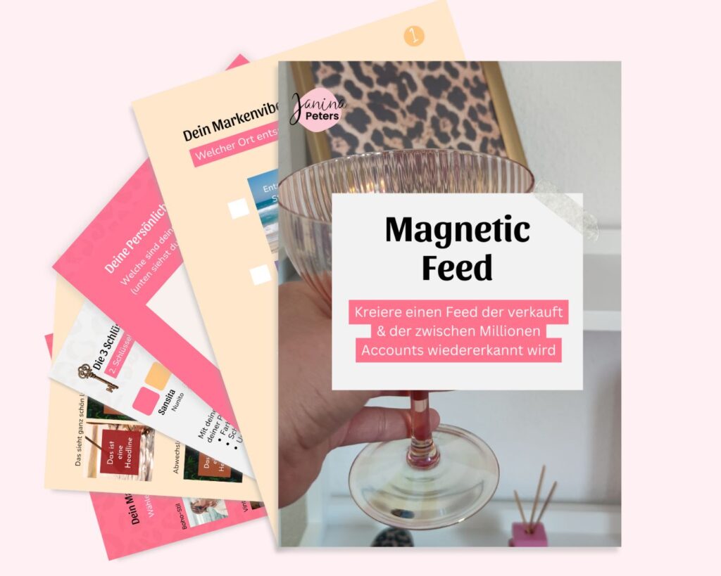 Magnetic Feed 0€ Produkt Mockup - Feed Design Instagram Branding Social Media Look