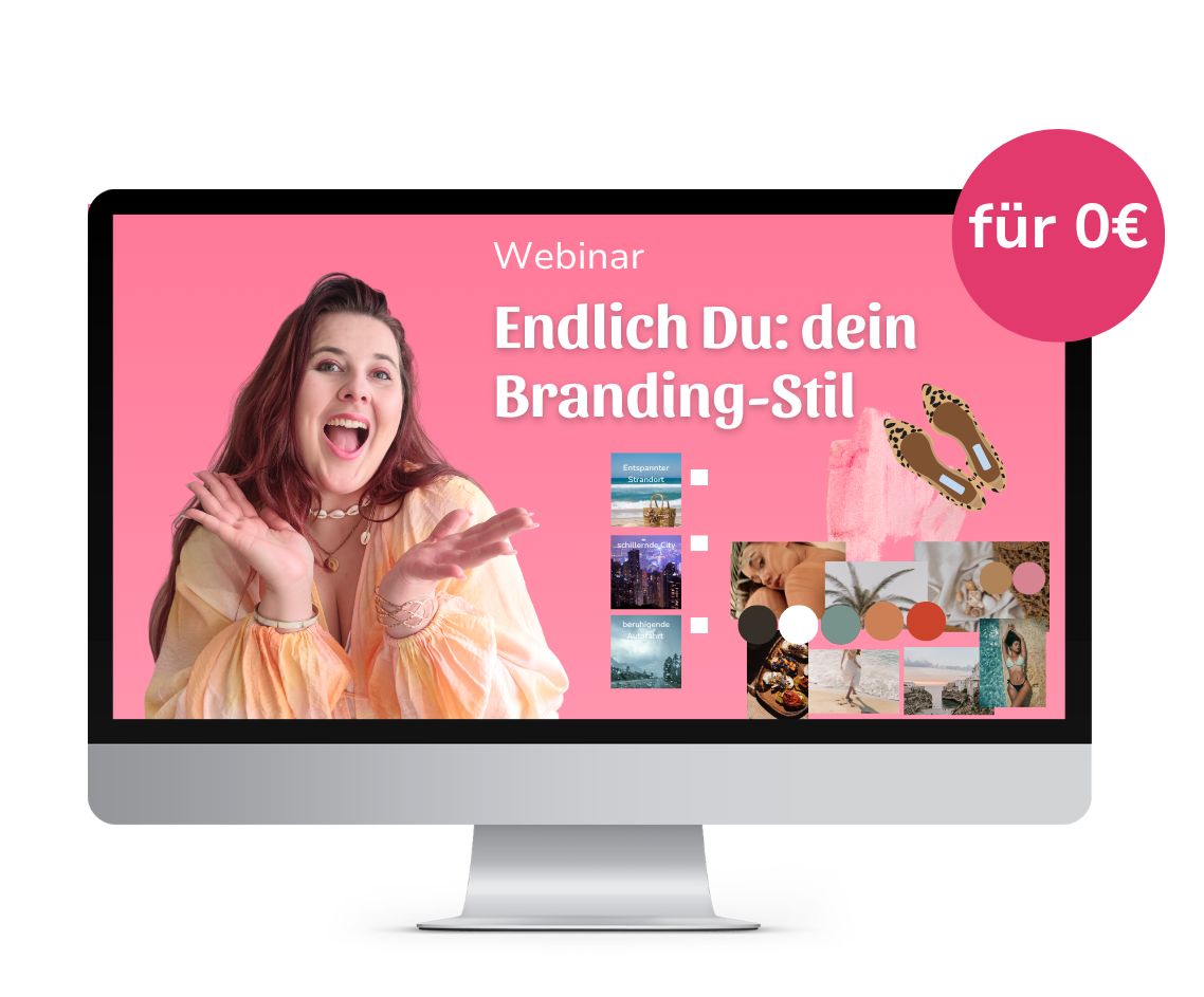 Mockup Webinar Endlich Du Dein Branding Stil Finde deinen Branding Stil der zu deiner Persönlichkeit passt