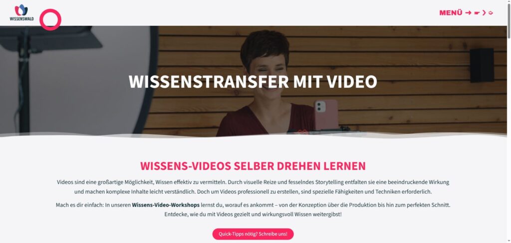 Website Erstellung mit WordPress Alexandra Website Janina Aachen